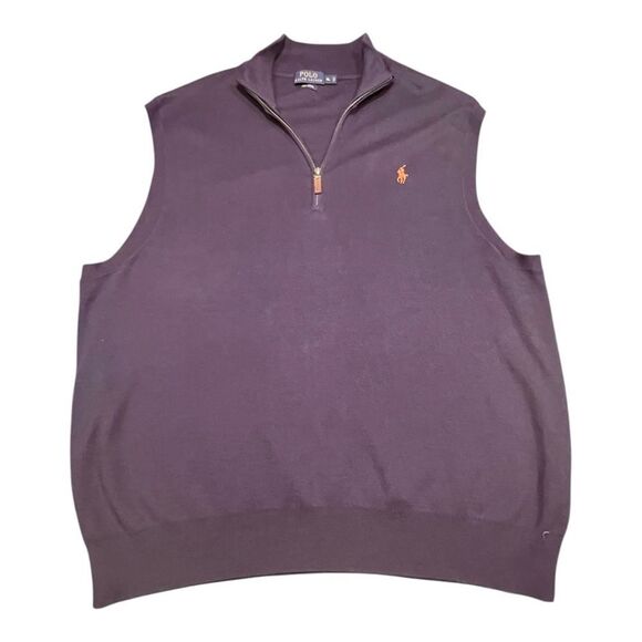 Ralph Lauren Other - Polo by Ralph Lauren Navy Men's Sweater Vest Pima Cotton size XL